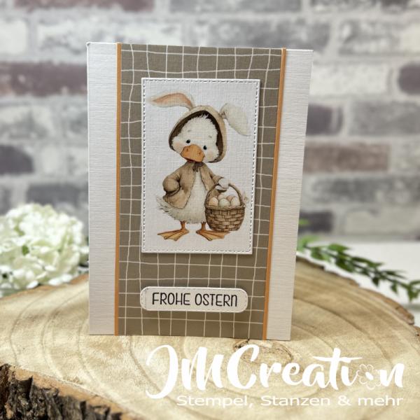 Gänse Kärtchen - Serie Gänseglück - Designpapier